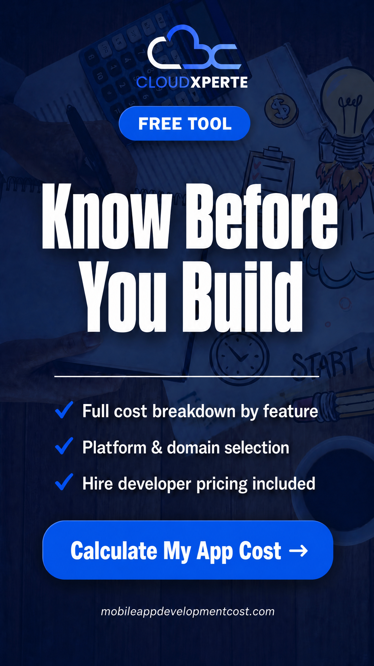 Know before you build — calculate your app cost